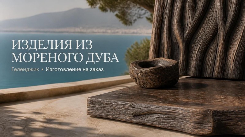 Изготовление изделий из мореного дуба