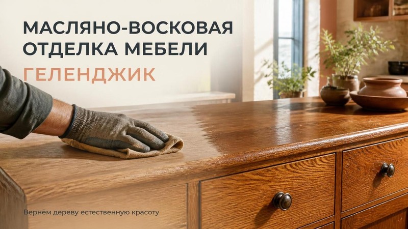 Масляно-восковая отделка мебели