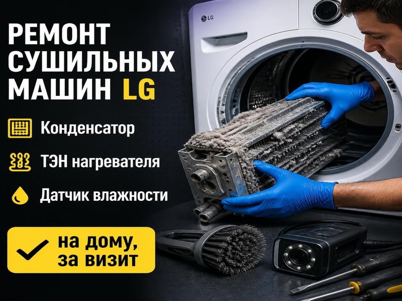 Ремонт сушильных машин LG