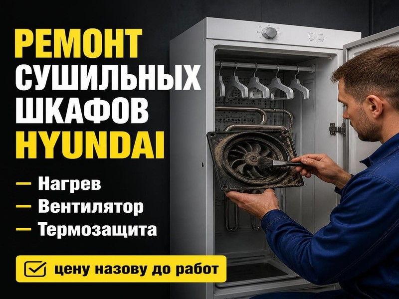 Ремонт сушильных шкафов Hyundai